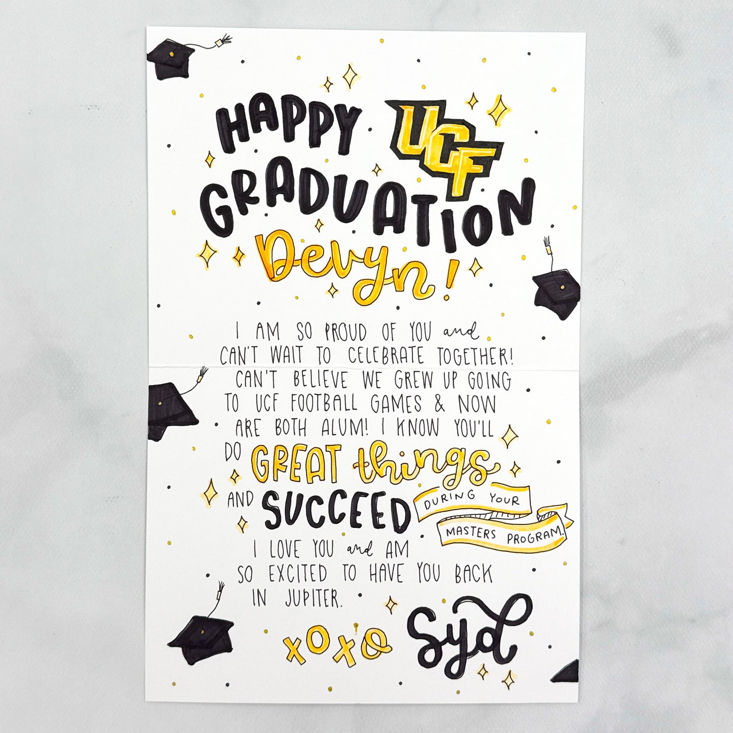 Custom Graduation Card