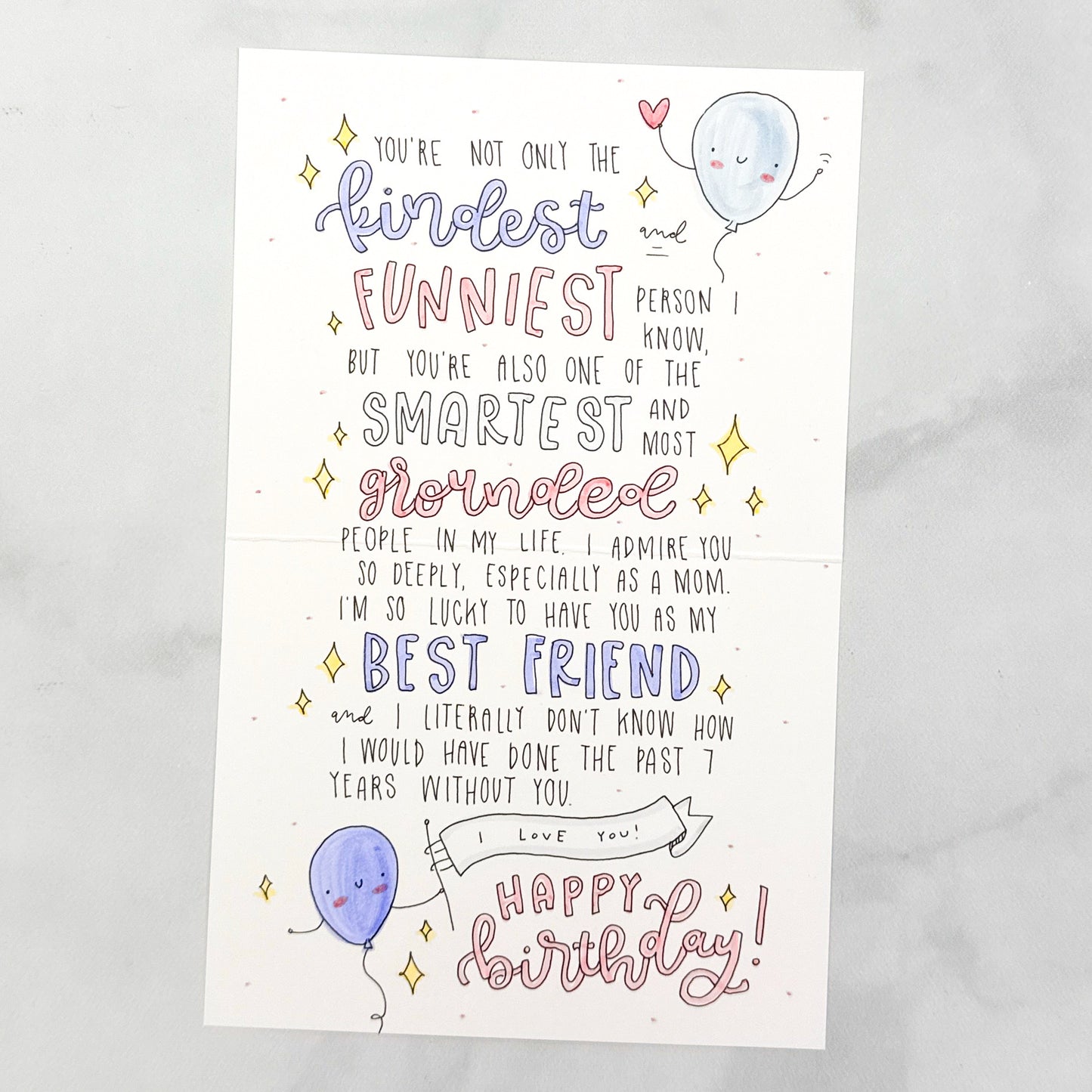 Hoppy Birthday Card