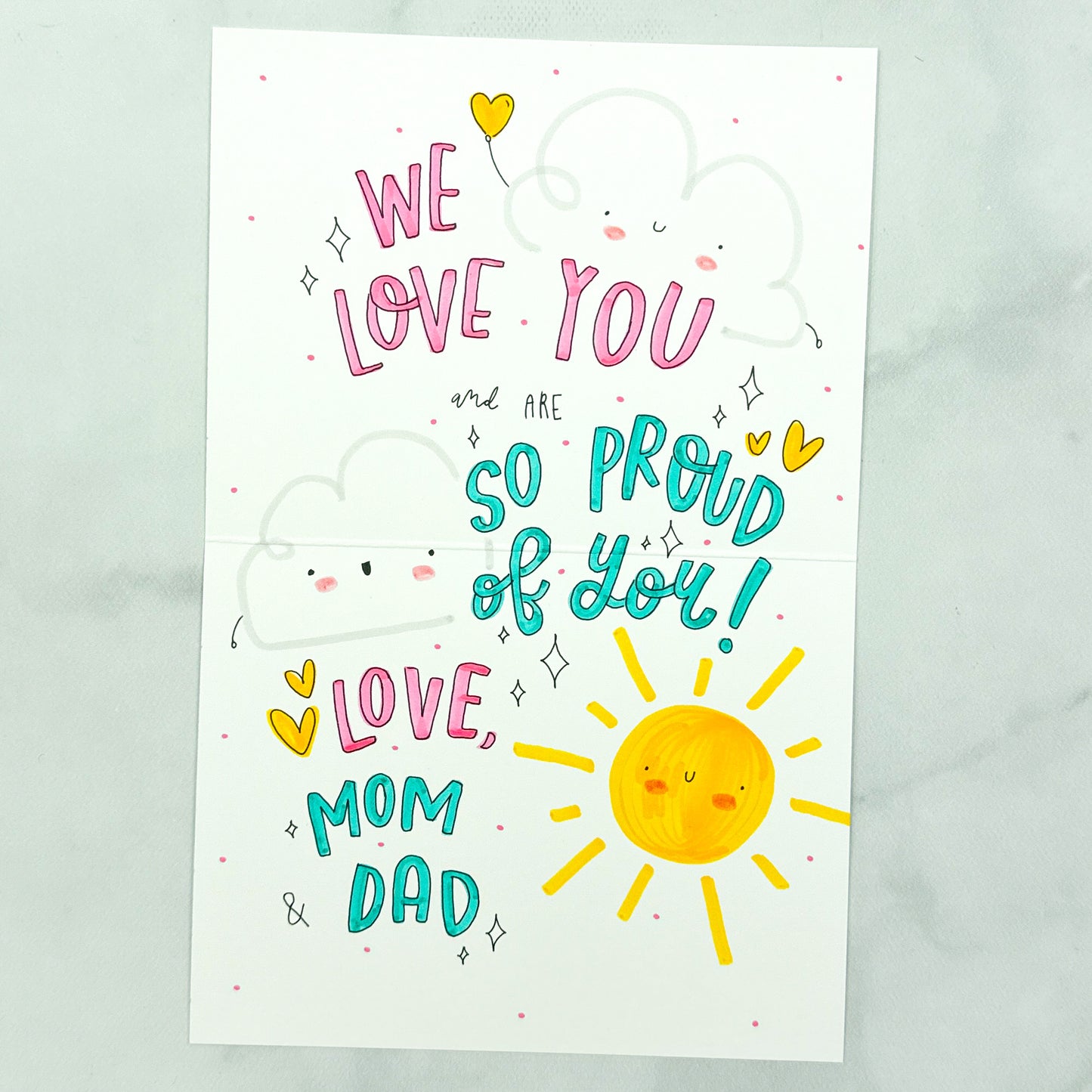 Sunflowers Pattern Card