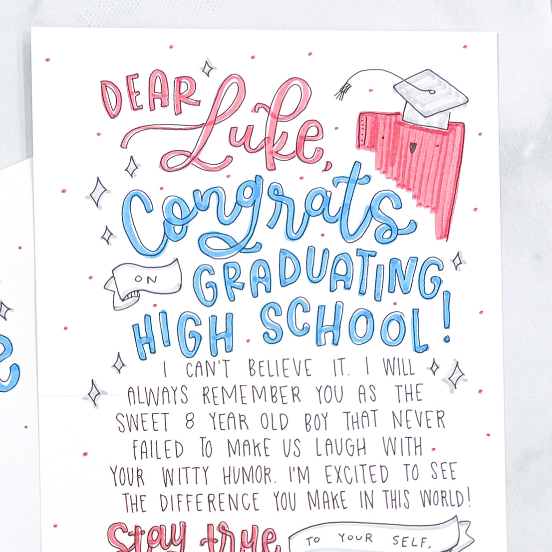 Custom Graduation Card