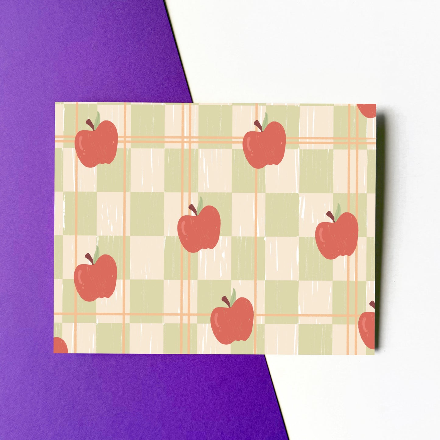 Apples Pattern Card