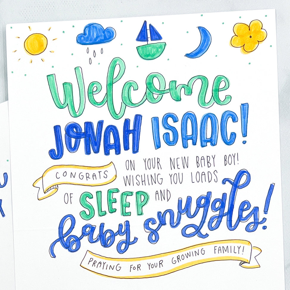 Custom Baby Card