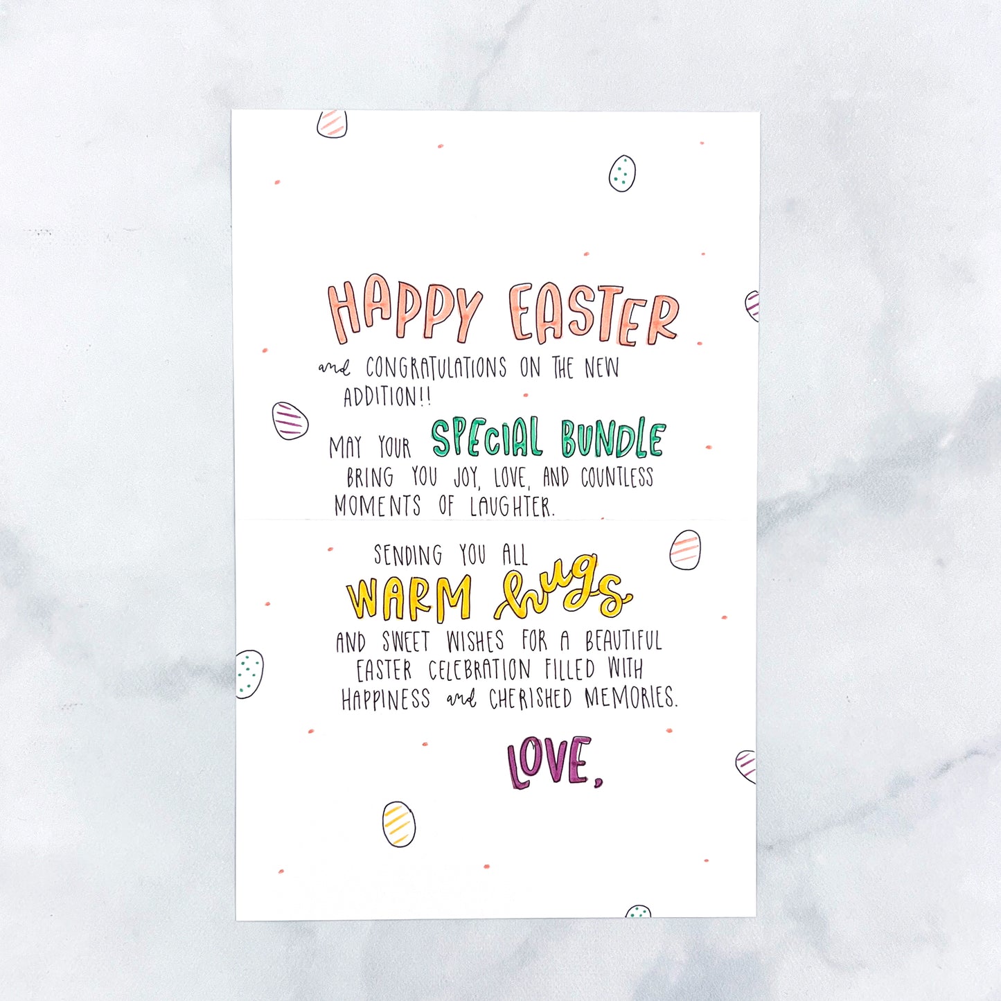 Custom Easter Card