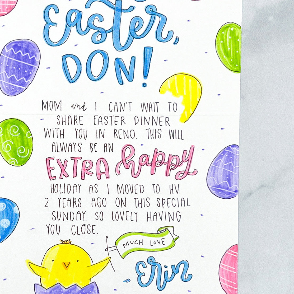 Custom Easter Card