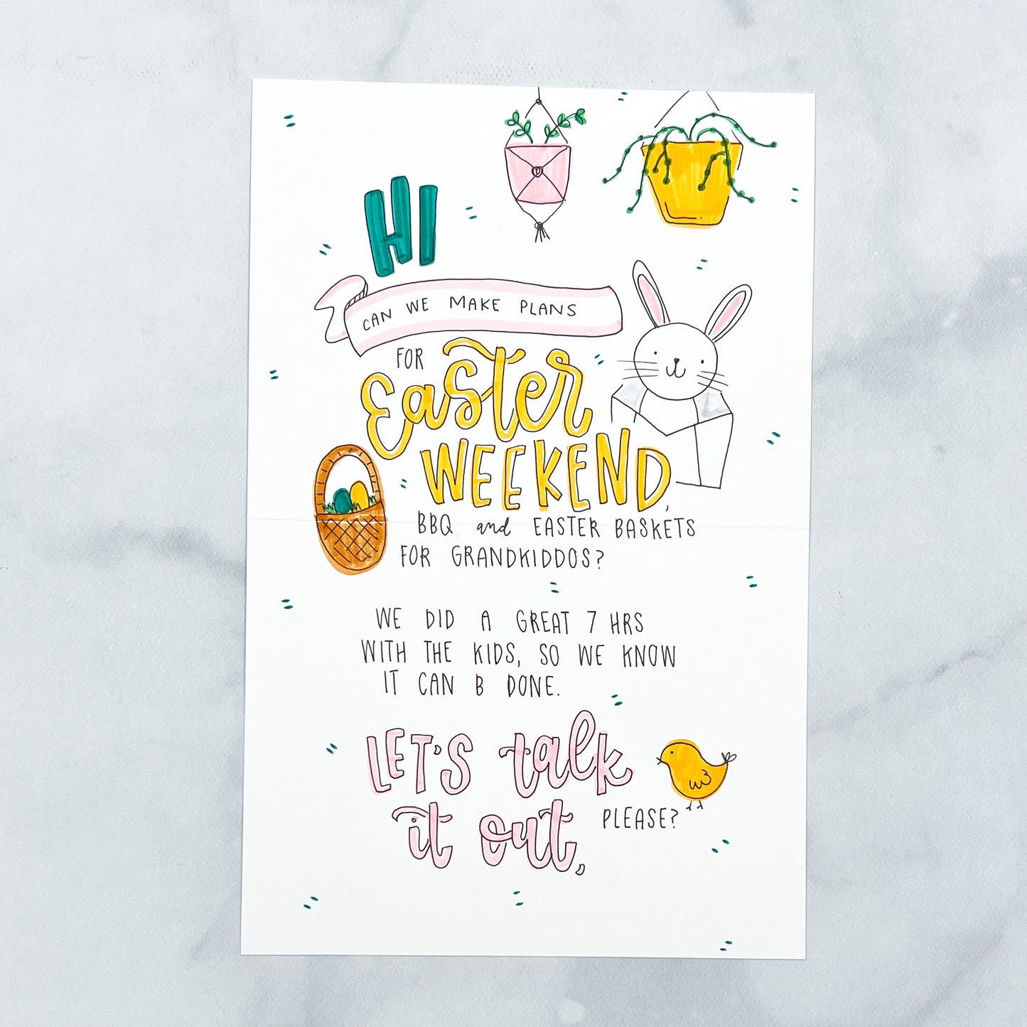Custom Easter Card