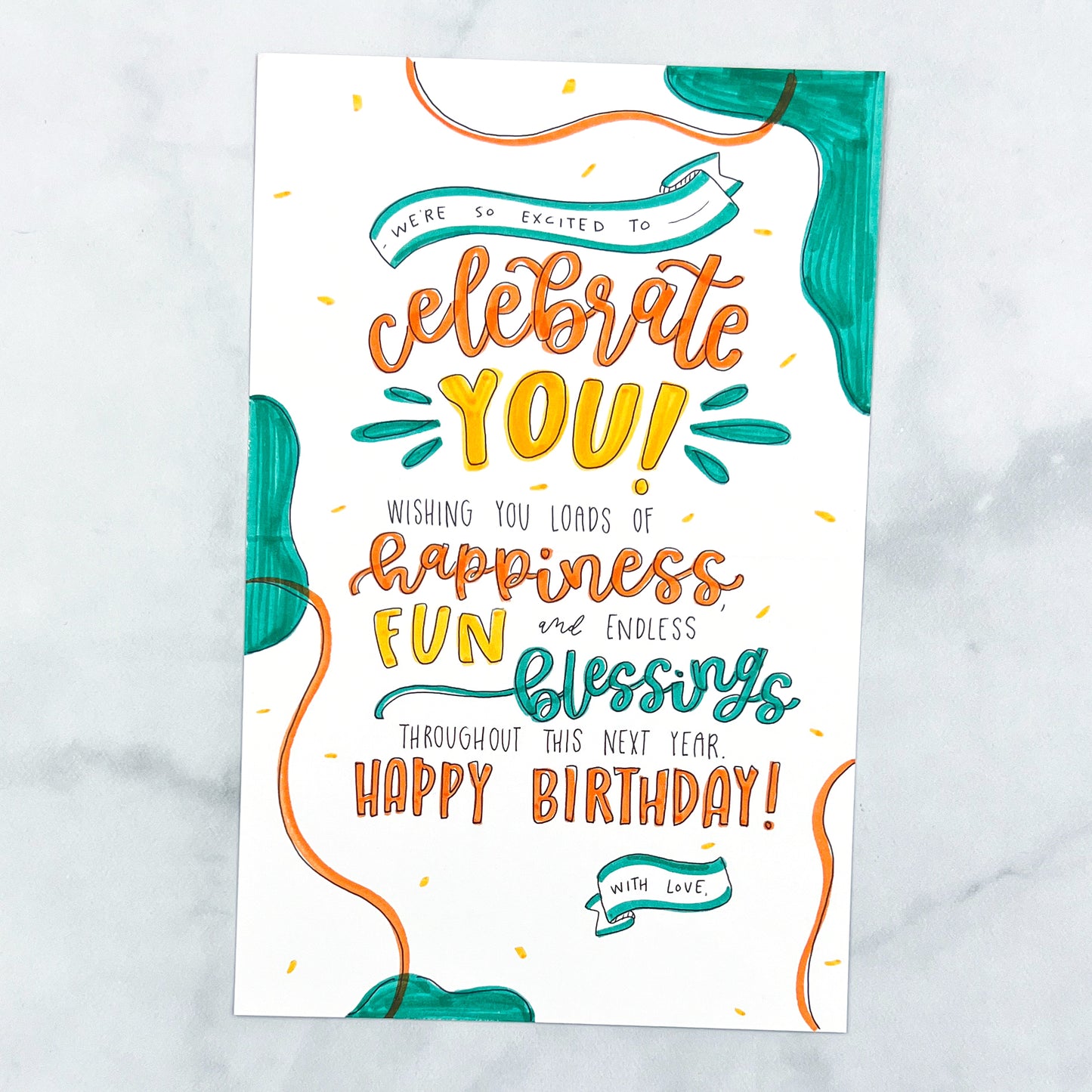 Apples Pattern Card
