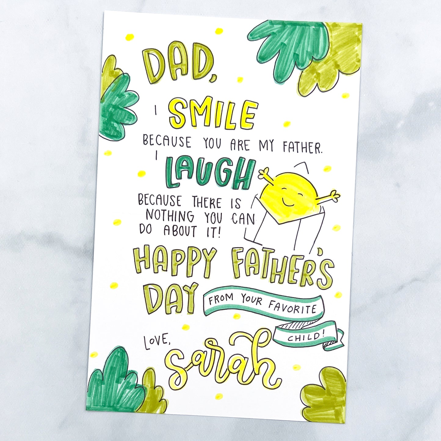 Custom Father's Day Card