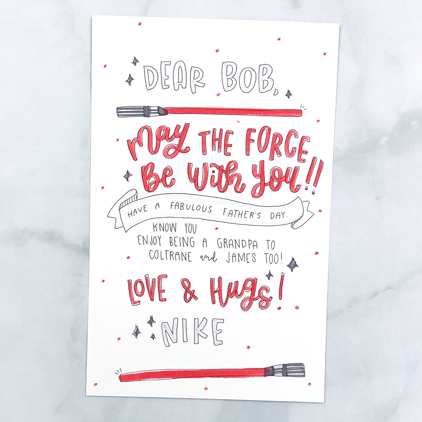 Custom Father's Day Card