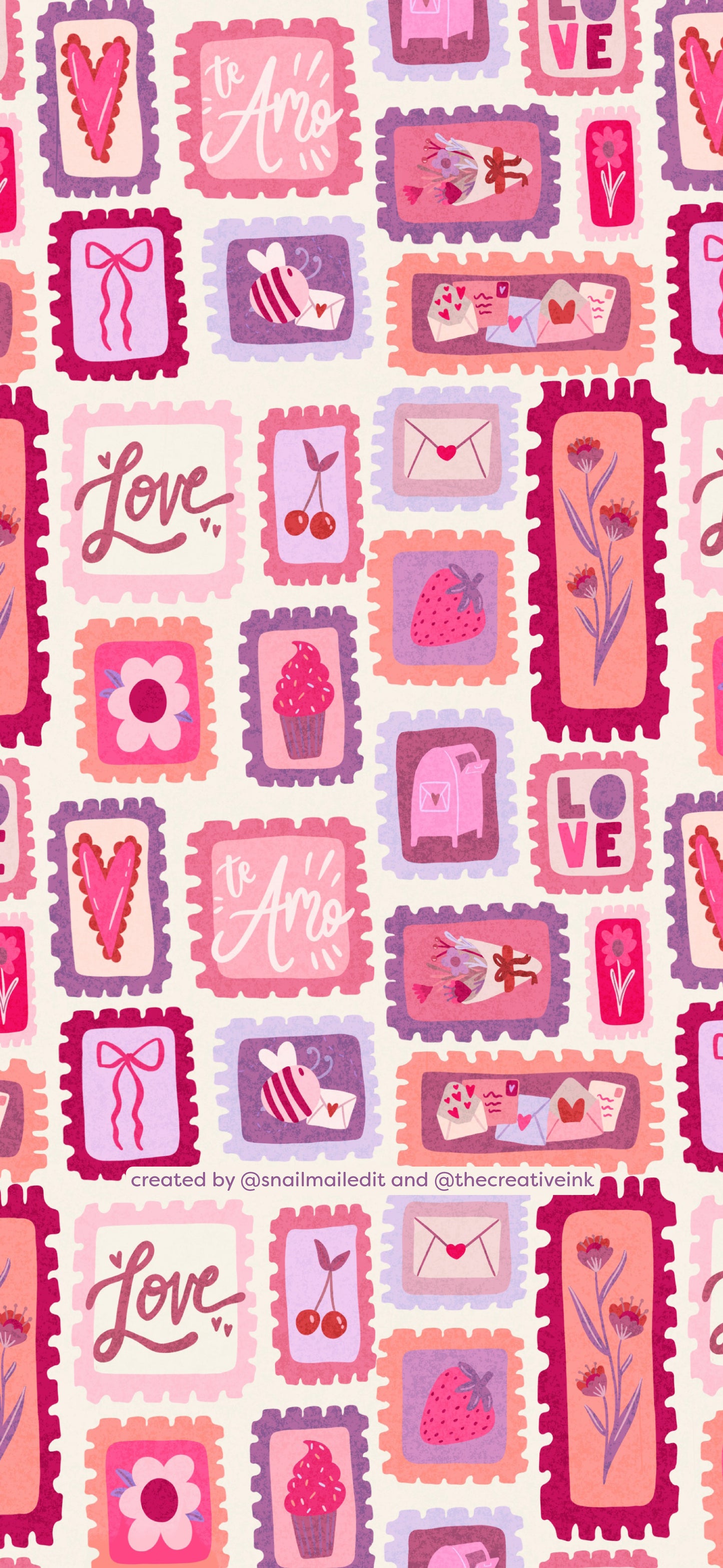 February 2025 Phone Wallpaper - Digital Download