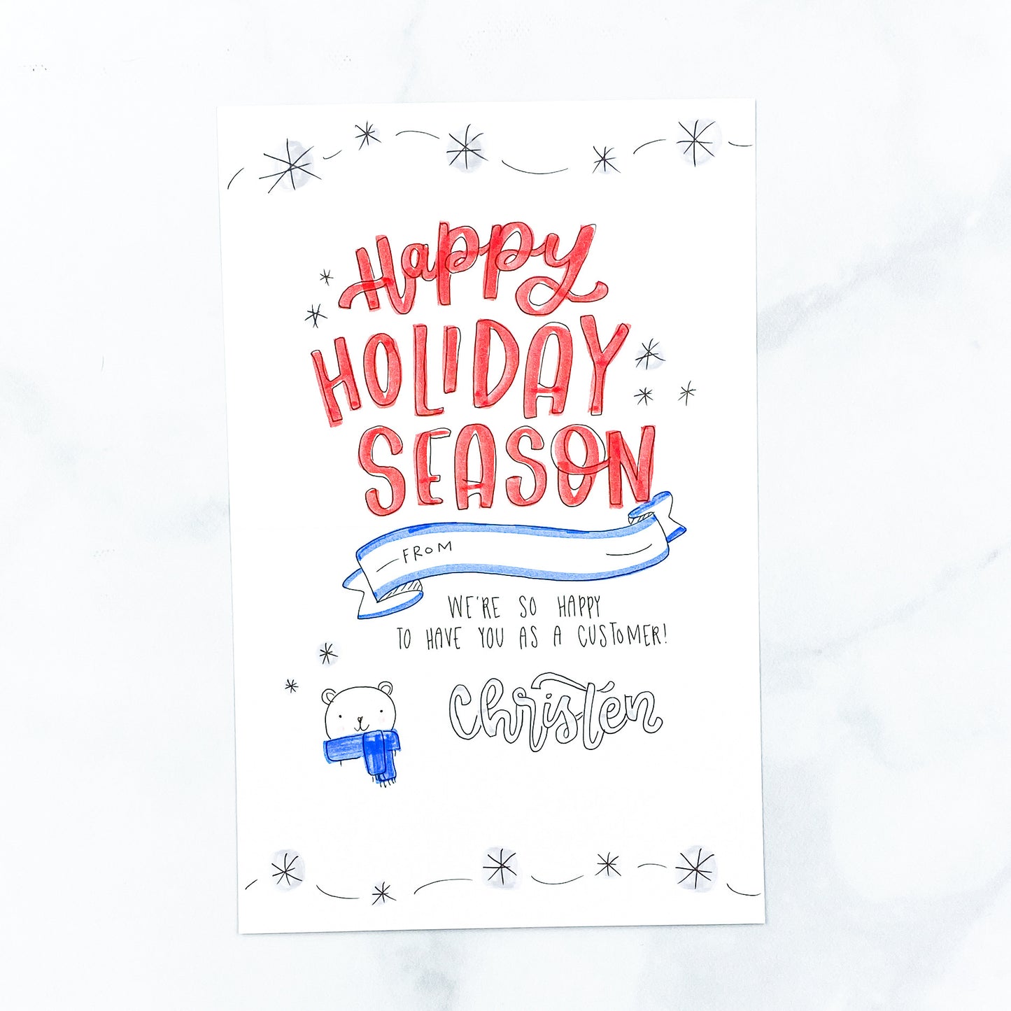 Custom Holiday Card
