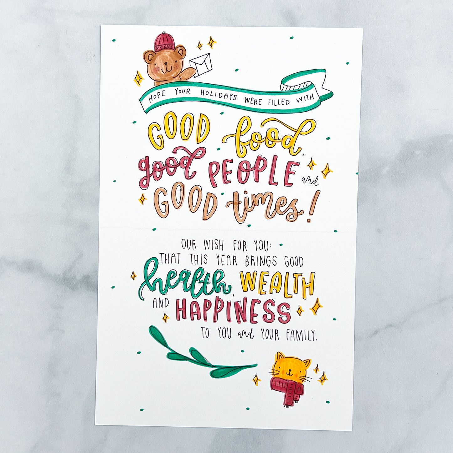 Merry Christmas Patch Card