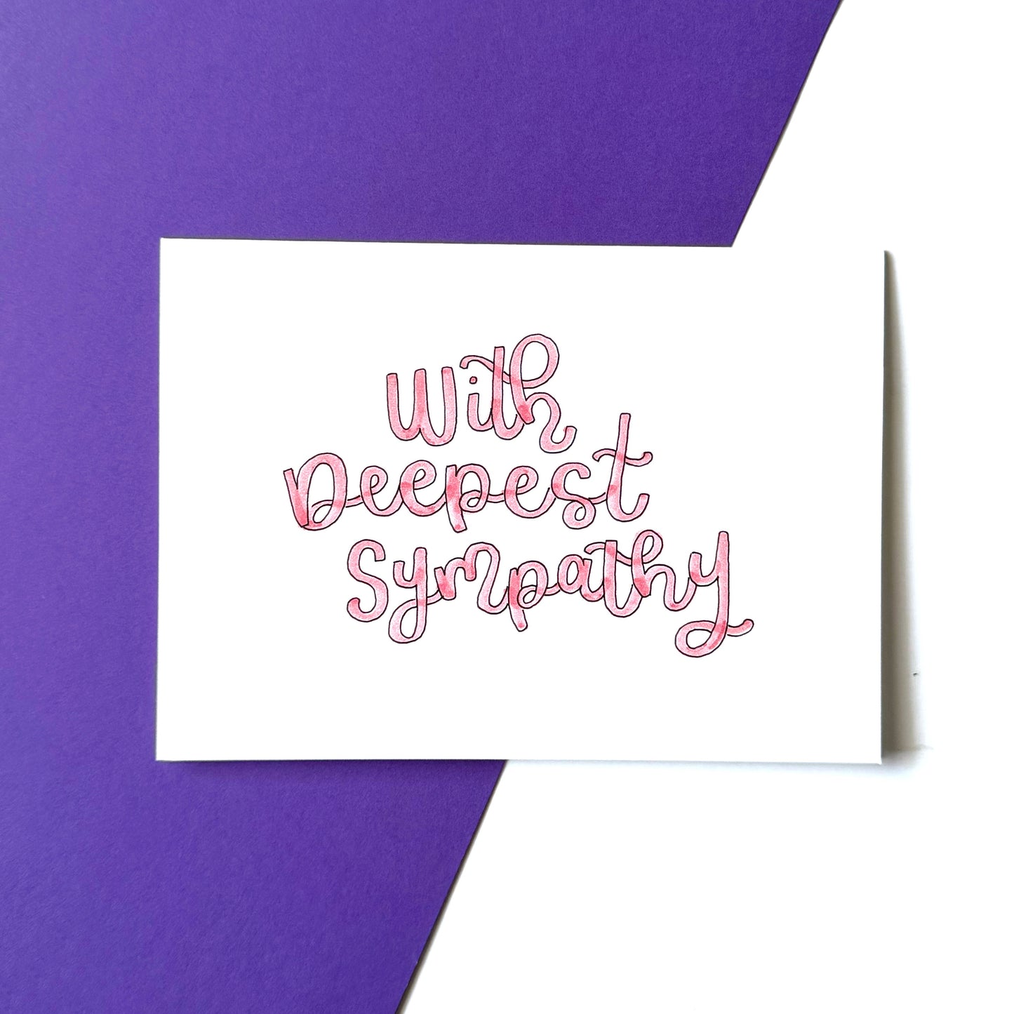 Custom Sympathy Card