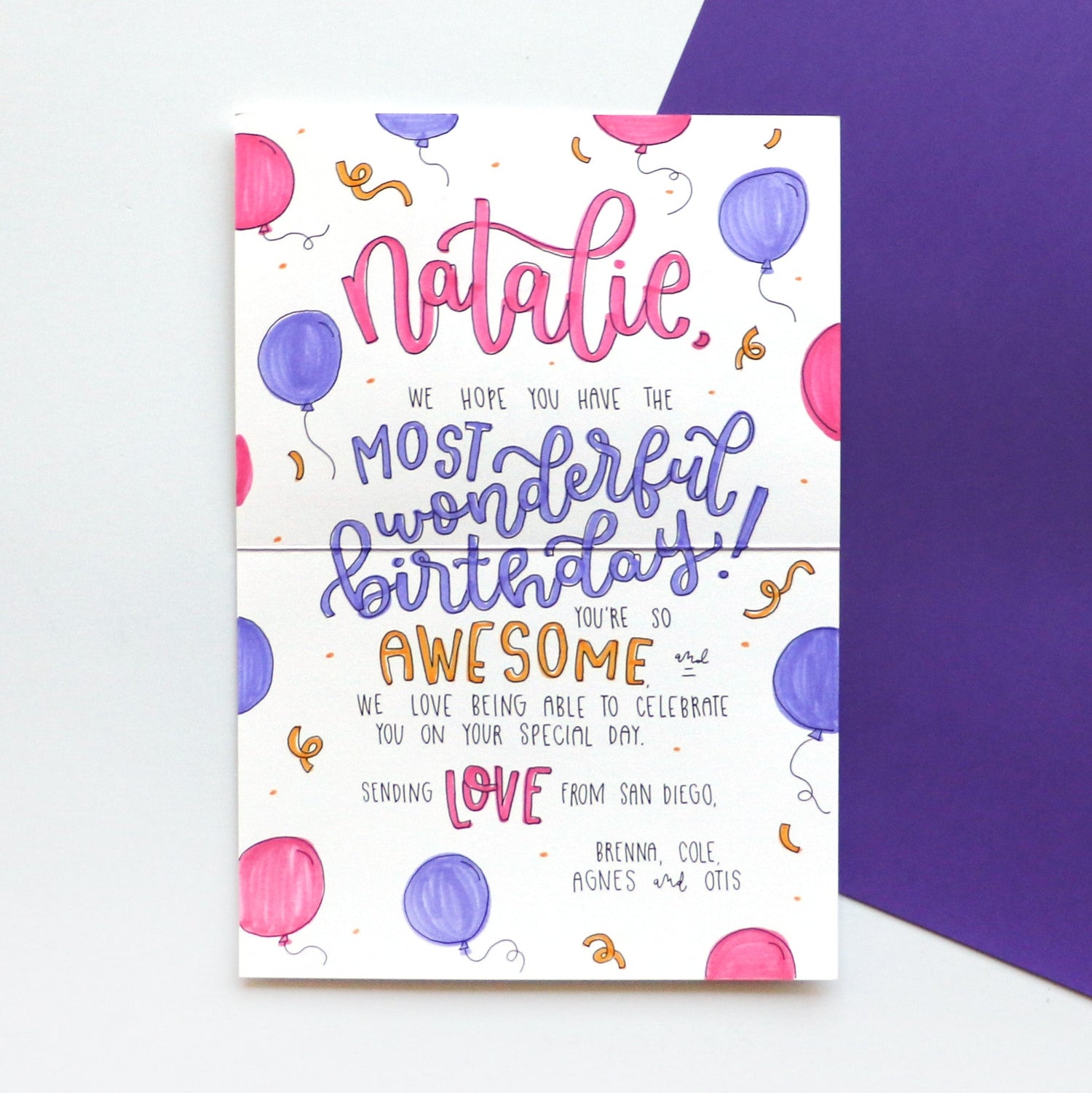 Custom Handwritten Cards