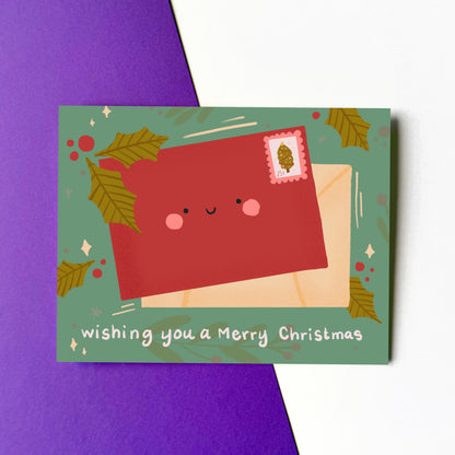 Wishing You a Merry Christmas Mail Card