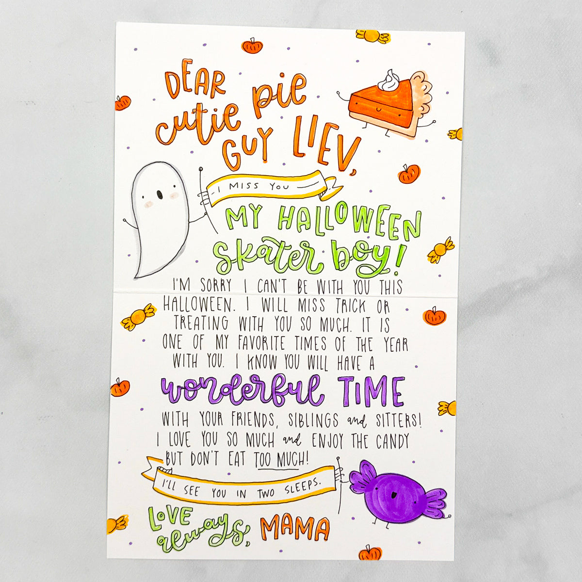 Witch Hats Pattern Card