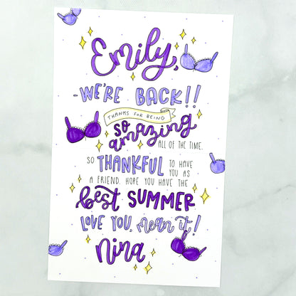 Thanks for the Support! Card