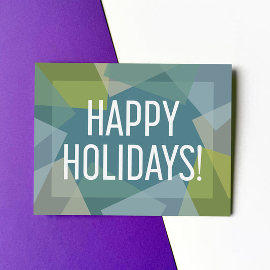 Happy Holidays Angles Card