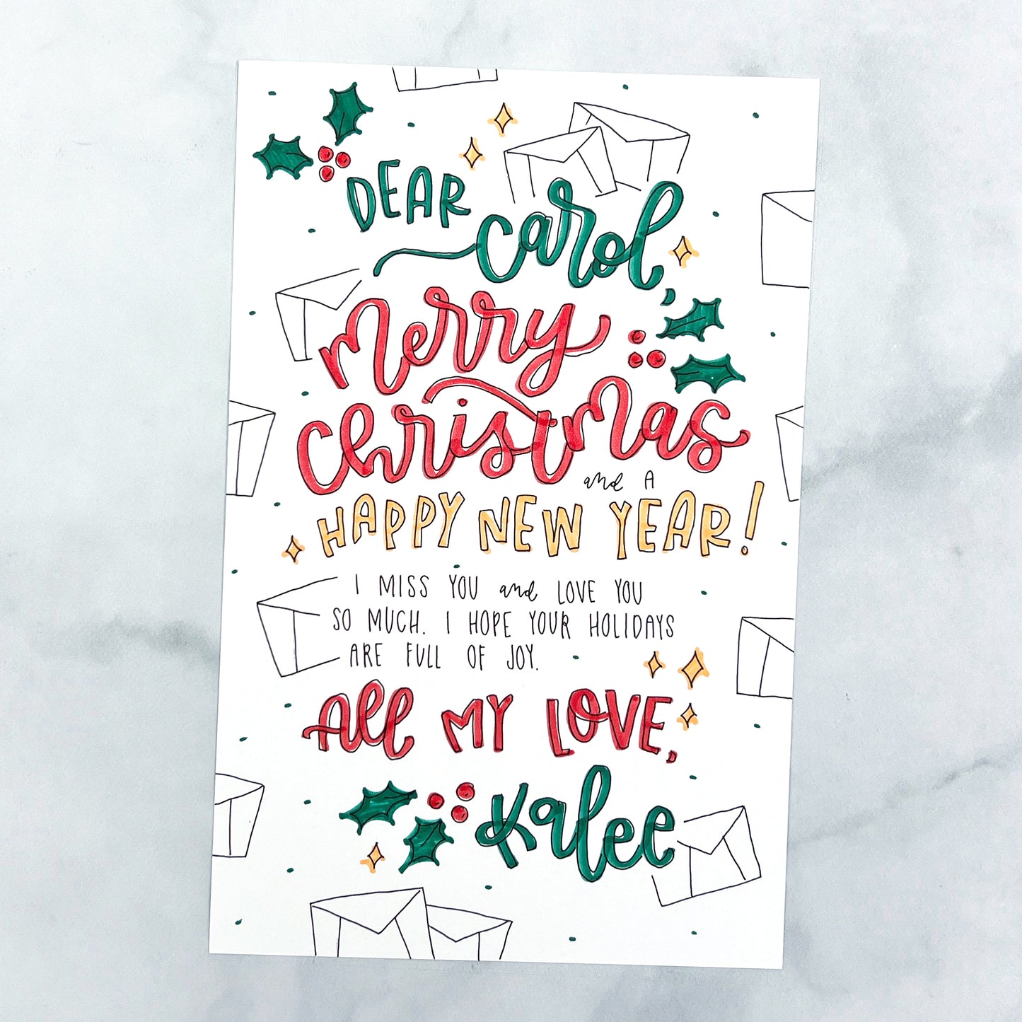 Sending You Holiday Cheer Greeting Card