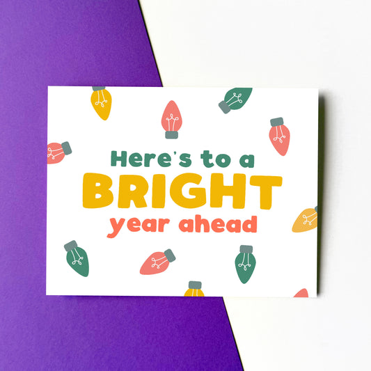 Here's to a Bright Year Ahead Card