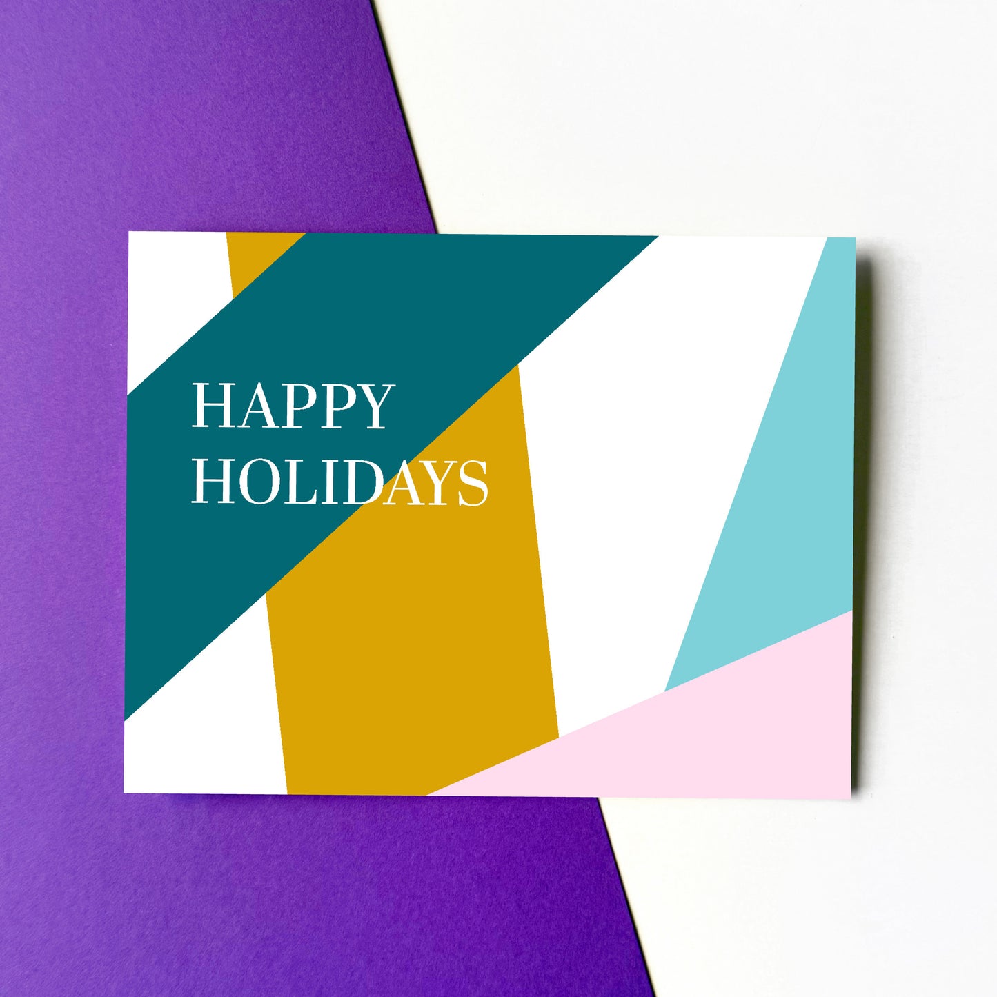 Happy Holidays Lines Card