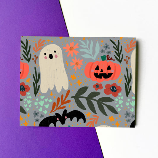 Halloween Pattern Card