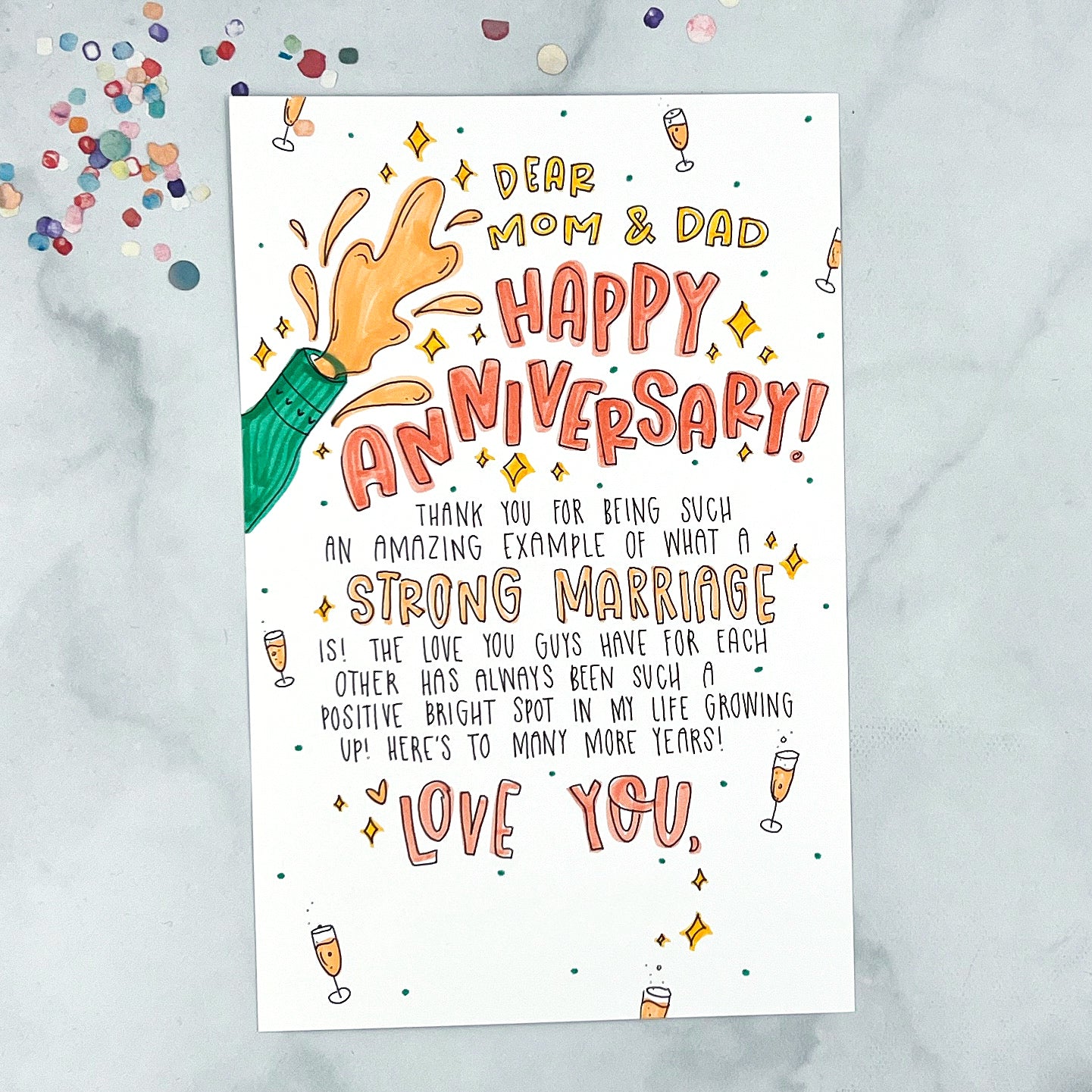 Custom Anniversary Card