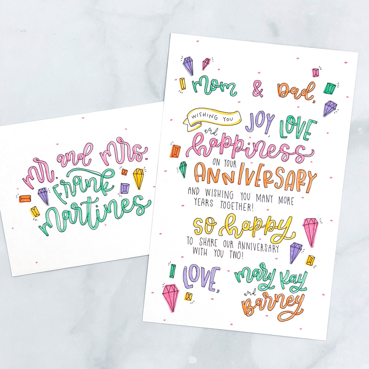 Custom Anniversary Card