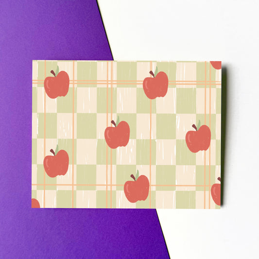 Apples Pattern Card