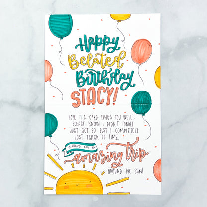 Dam It, I Missed Your Birthday Card