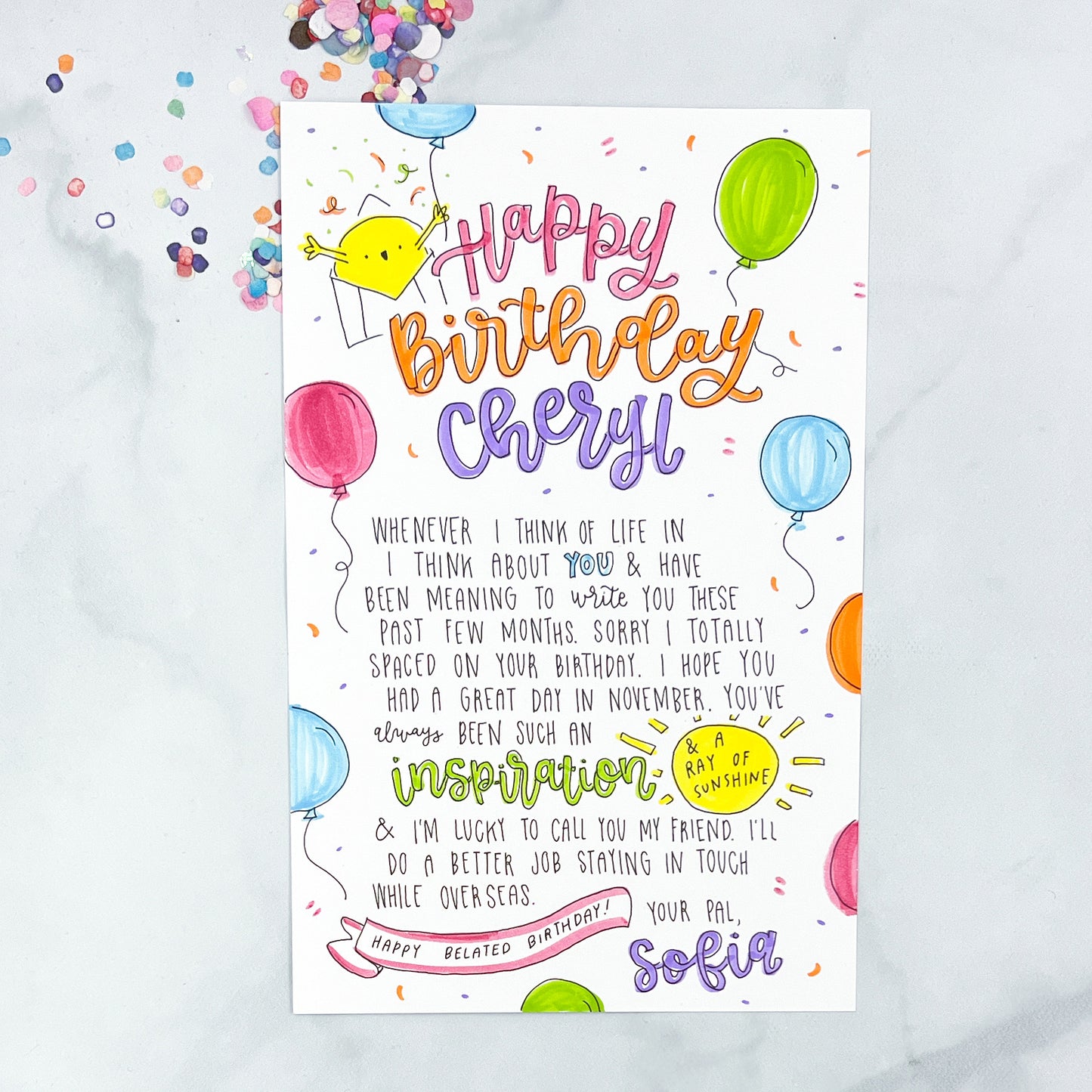 Dam It, I Missed Your Birthday Card