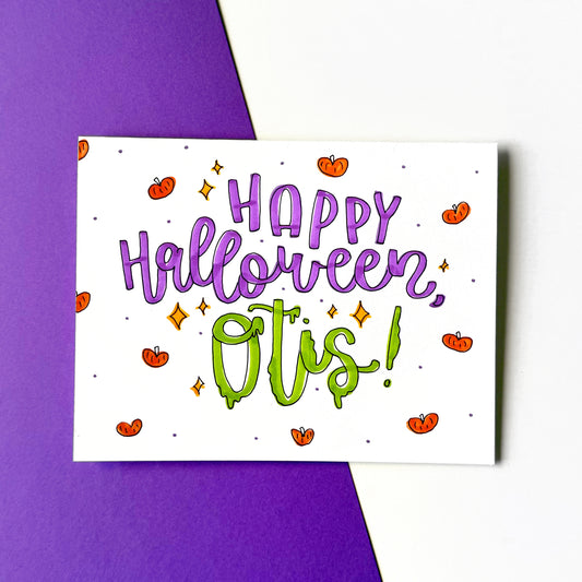 Custom Halloween Card