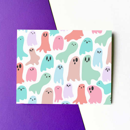 Ghosts Pattern Card
