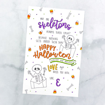 Halloween Pattern Card