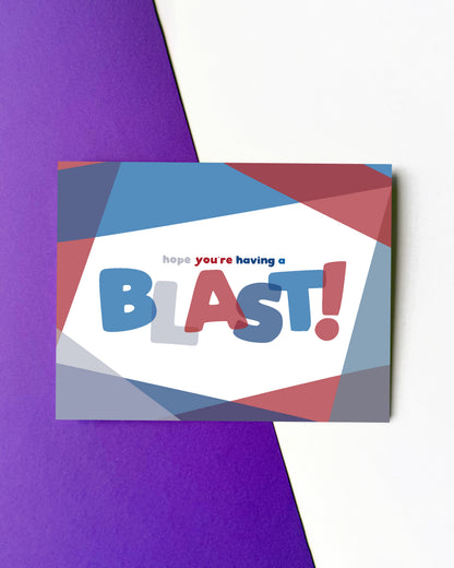Having a Blast Card
