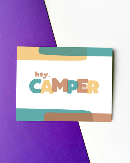 Hey, Camper Card
