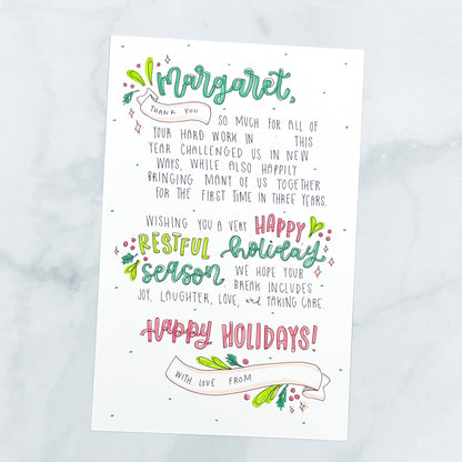 Here's to a Bright Year Ahead Card