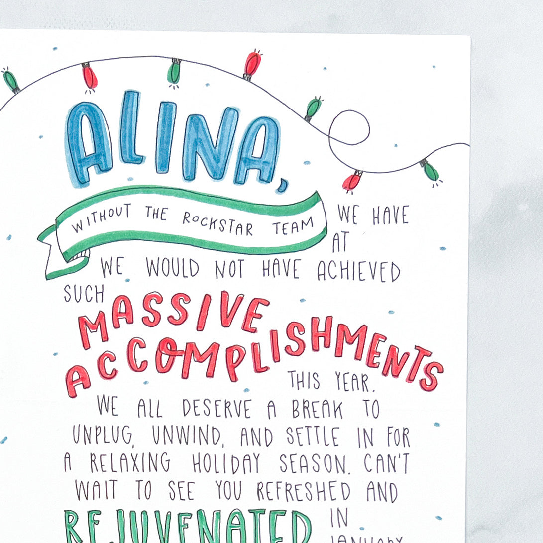 Here's to a Bright Year Ahead Card