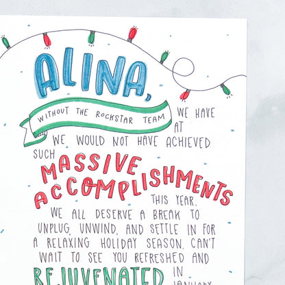 Here's to a Bright Year Ahead Card