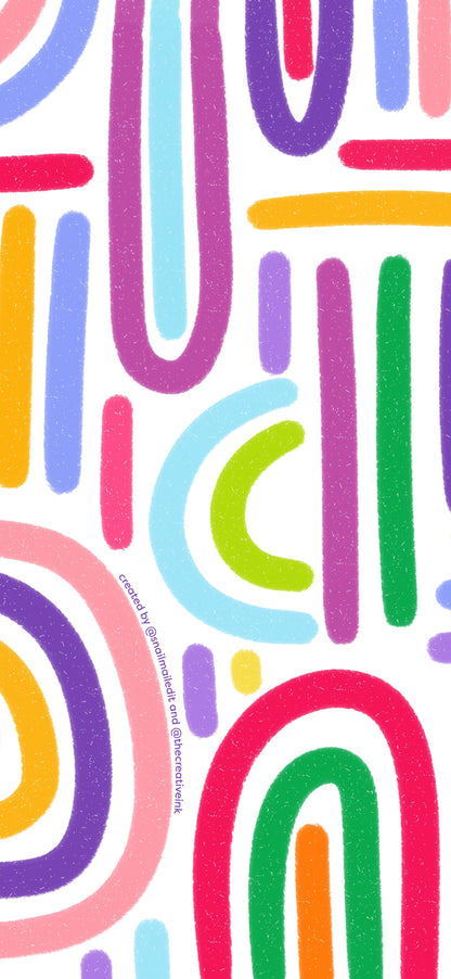 June 2025 Phone Wallpaper - Digital Download