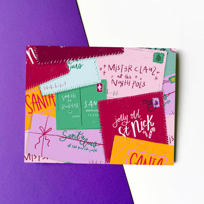 Letters to Santa Pattern Card