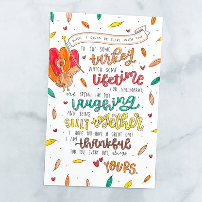 Pumpkin Pie Pattern Card