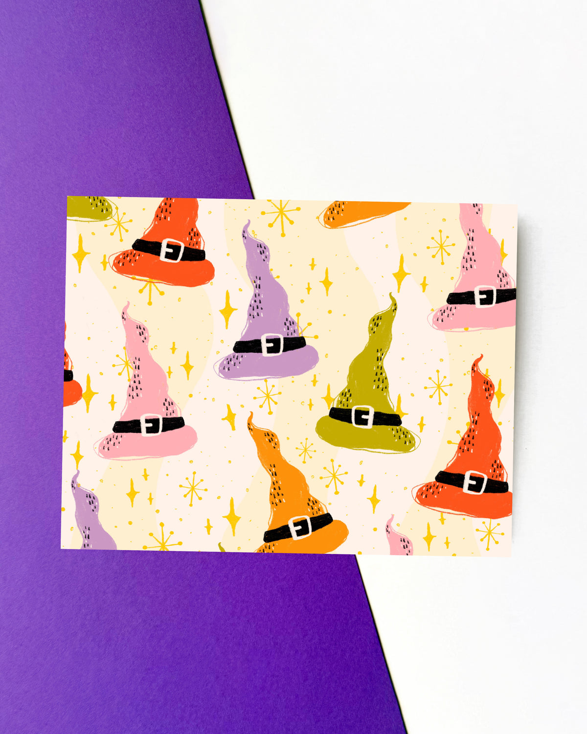 Witch Hats Pattern Card