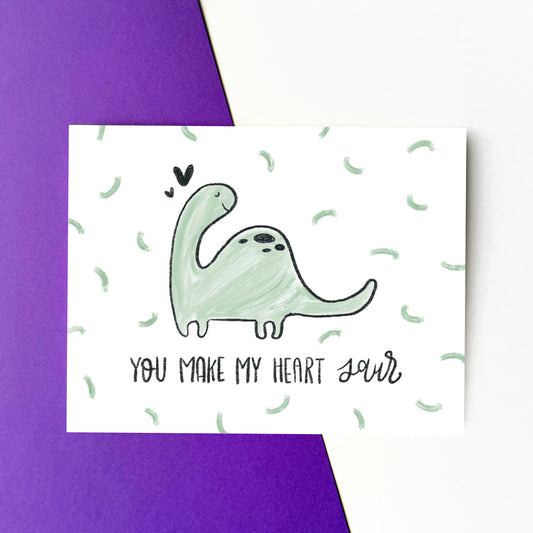 You Make My Heart Saur Green Card